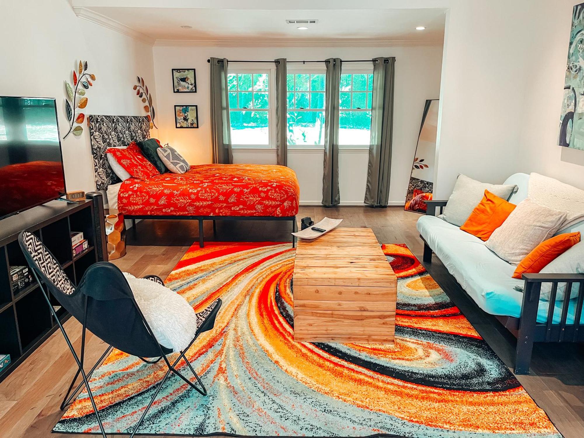 Cozy Guest House Studio Apartment Greensboro Luaran gambar